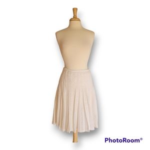 Style & Co White Eyelet White Flared Summer Skirt. Women's. Size 4